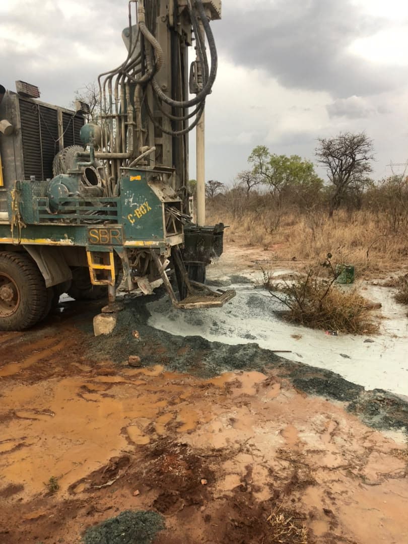 Borehole work in Tsholotsho in Tsholotsho, Zimbabwe